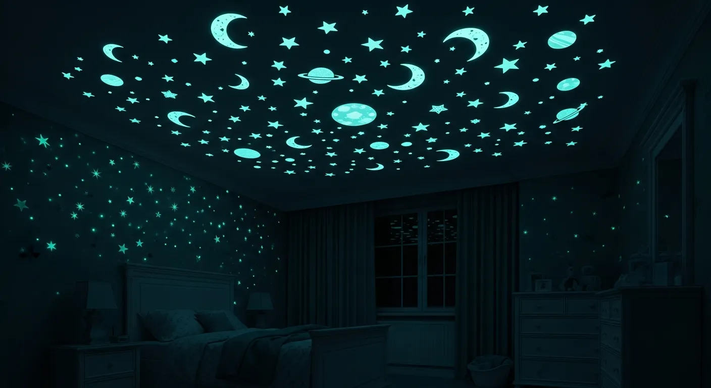 Adhésif Phosphorescent - Brille dans le Noir pour Déco et Sécurité