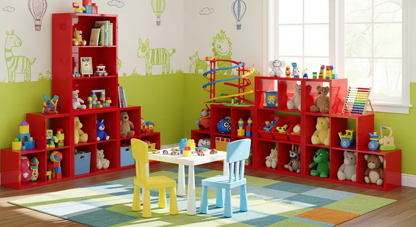 Adhésif Rouge - L'Énergie Pure en Décoration