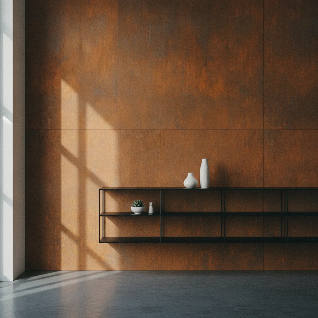 Effet acier corten : la rouille design et contemporaine