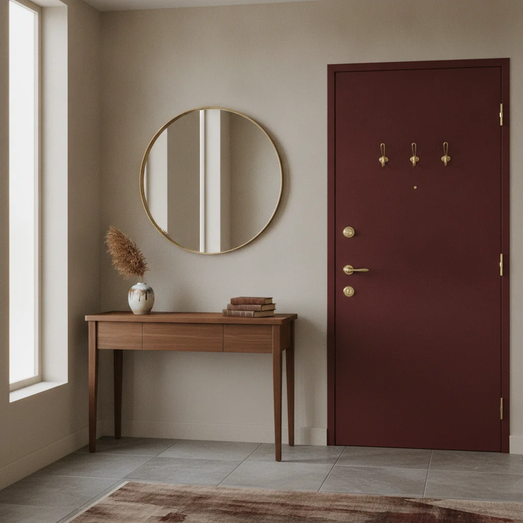 Rouge bordeaux : l'audace chic en petites surfaces